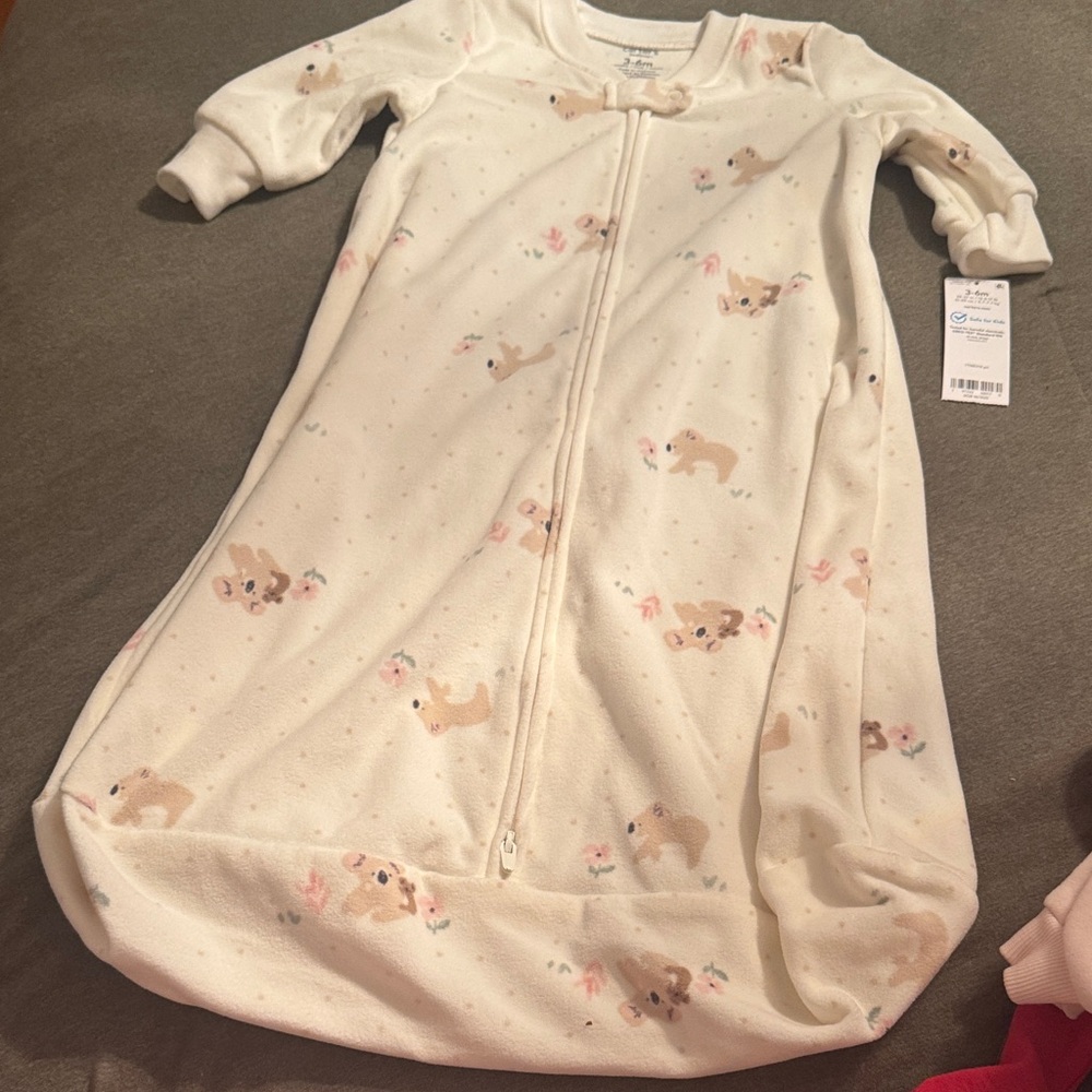 Carters 3-6 month sleeping pajama sleep sack NWT size 3-6 month
